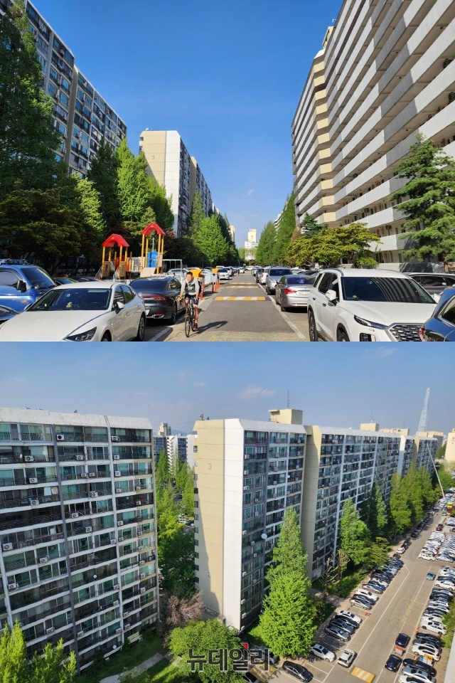 ▲ 은마아파트 단지 내 전경=나광구 기자