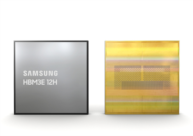 ▲ 삼성전자 36GB HBM3E 12H D램 ⓒ삼성전자