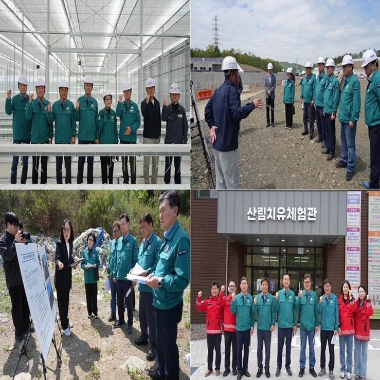 ▲ 영천시의회 산업건설위원회(위원장 김상호)는 제245회 임시회 기간인 23일, 관내 4개 주요 사업장에 대하여 현장방문을 실시했다.ⓒ영천시의회