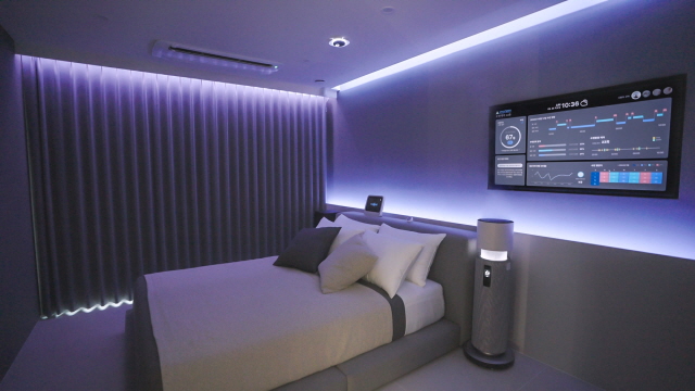 ▲ 미래형 건강주택 실증연구시설 내부. ⓒ현대건설