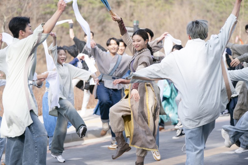 ▲ 뮤지컬 '스웨그에이지 외쳐,조선!' 뮤직비디오 현장.ⓒPL엔터테인먼트