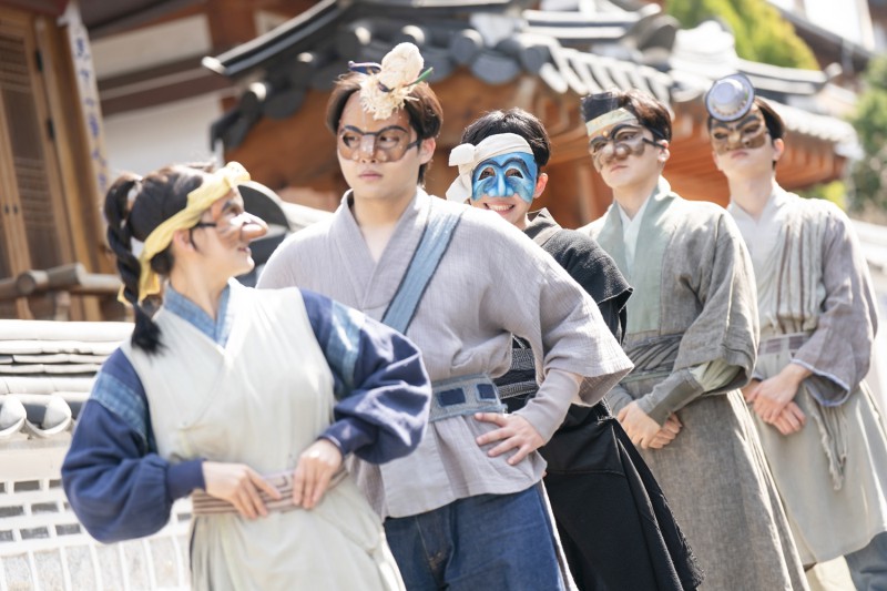 ▲ 뮤지컬 '스웨그에이지 외쳐,조선!' 뮤직비디오 현장.ⓒPL엔터테인먼트