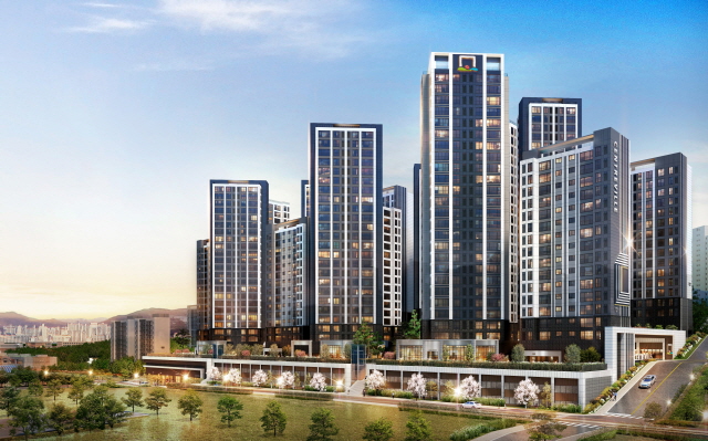 ▲ 고척동 모아타운 4,5,6구역 가로주택 정비사업 투시도.ⓒ동부건설