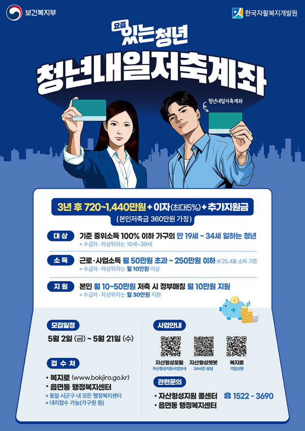 ▲ 청년내일저축계좌 모집 홍보물.ⓒ동구