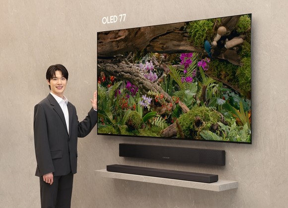 ▲ 삼성전자 OLED 77인치ⓒ삼성전자