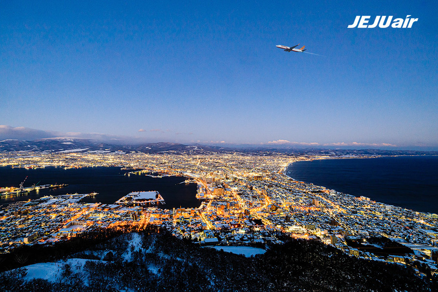 ▲ 제주항공은 인천~하코다테 노선을 신규 취항한다. ⓒ제주항공