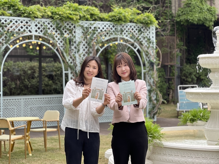 ▲ 현대백화점 무역센터점이 프랑스를 테마로 한 '파리의 순간(Le Moment de Paris)' 행사를 소개하고 있다.ⓒ현대백화점