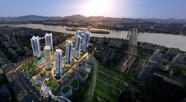 ▲ 용산정비창 전면제1구역 조감도. ⓒ뉴데일리DB