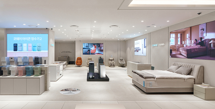 ▲ 코웨이의 공식 직영점 '코웨이 갤러리' AK플라자 원주점 입점 ⓒ코웨이