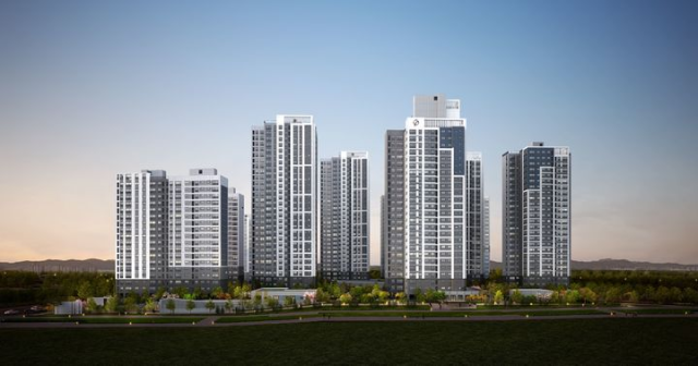 ▲ '교산 푸르지오 더 퍼스트' 투시도. ⓒ대우건설