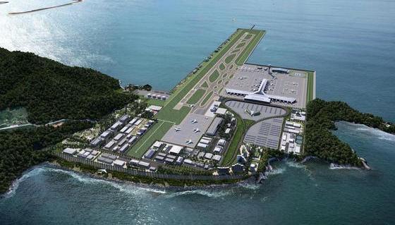 ▲ 가덕도신공항 조감도. ⓒ국토교통부
