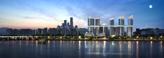 ▲ 용산정비창 전면1구역 투시도. ⓒHDC현대산업개발