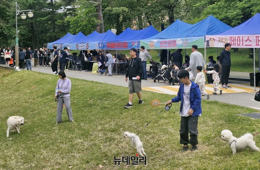 ▲ ‘제34회 반려동물 한마당’이 5월 5일 충북대학교 야외공연장(탈마당)에서 열렸다.ⓒ양승갑 기자