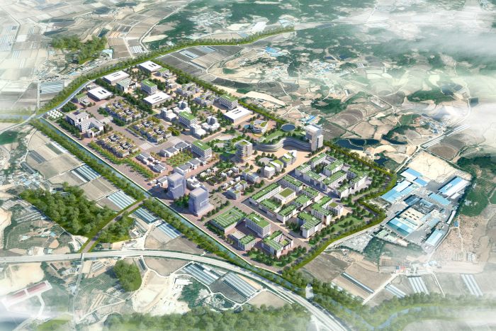 ▲ 국방국가산업단지 조감도.ⓒ공주시