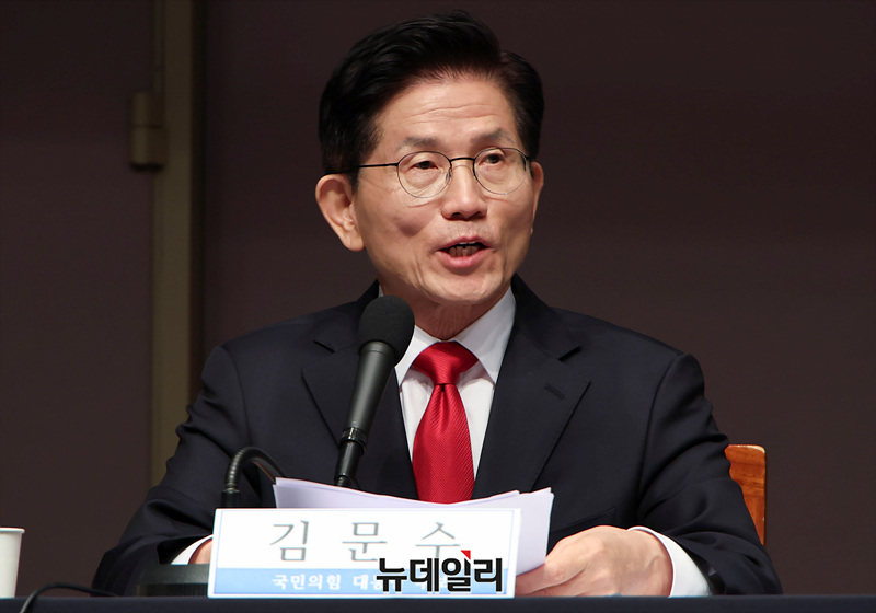 ▲ 김문수 국민의힘 대선 후보. ⓒ서성진 기자