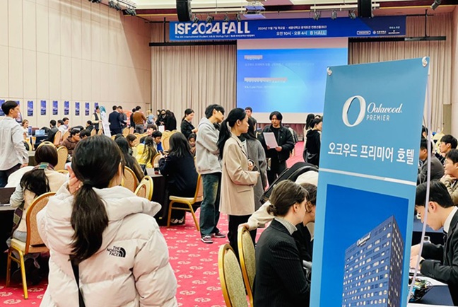 ▲ 지난해 11월 7일 세종대 광개토관 컨벤션홀에서 열린 제4회 외국인 유학생 취창업페어(ISF)’현장.ⓒ세종대