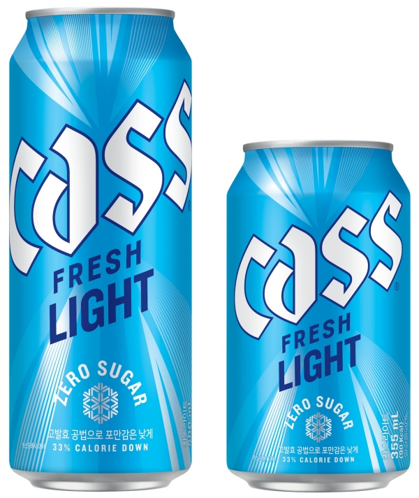 ▲ ‘카스 라이트’ⓒ오비맥주