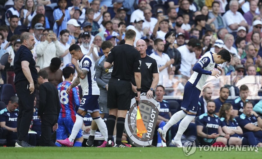 ▲ 손흥민이 8경기 만에 그라운드를 밟았다. 손흥민이 교체 출전한 토트넘은 크리스털 팰리스에 0-2로 졌다.ⓒ연합뉴스 제공