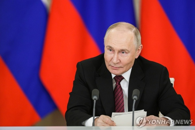 ▲ 기자회견 하는 블라디미르 푸틴 러시아 대통령. 타스 연합뉴스 자료사진. ⓒ연합뉴스