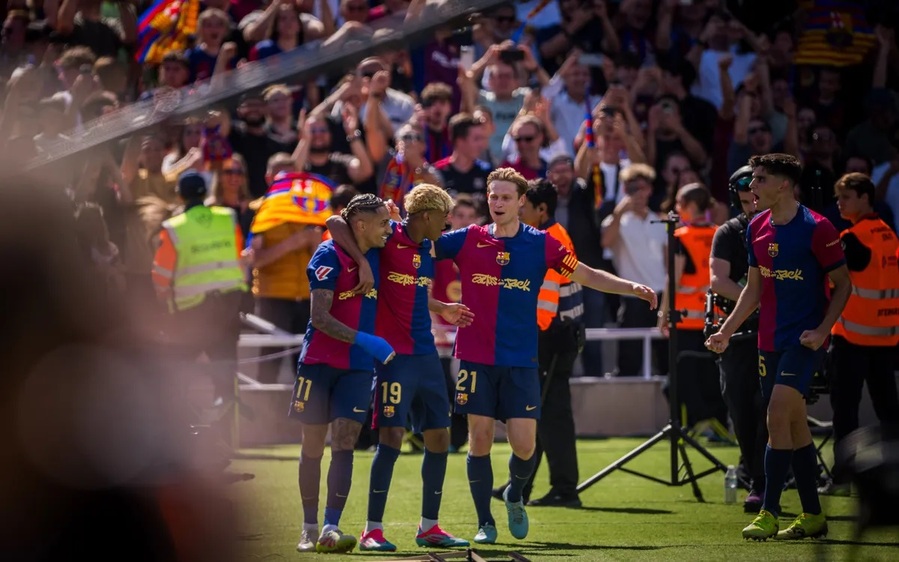 ▲ 바르셀로나가 레알 마드리드와 라리가 35라운드에서 4-3 역전 승리를 일궈냈다.ⓒ바르셀로나 제공