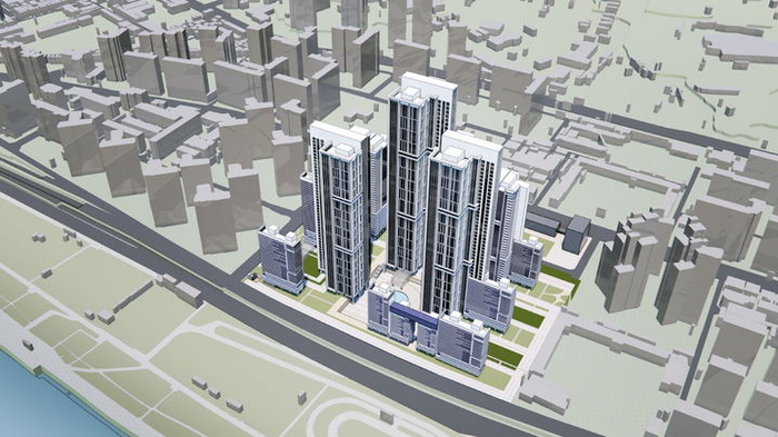 ▲ 한강멘션 정비계획안 조감도. ⓒ조합