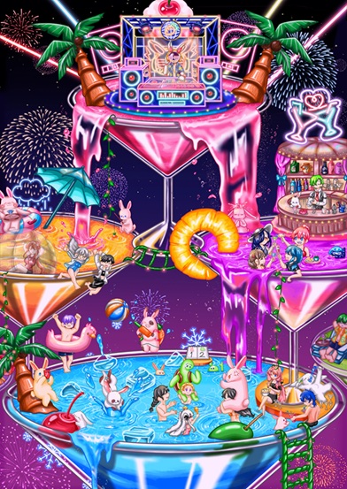 ▲ 일러스트레이션 카테고리에서 금상을 받은 설함 학생의 '꿈의 세계(The World of Dream)'.ⓒ한성대