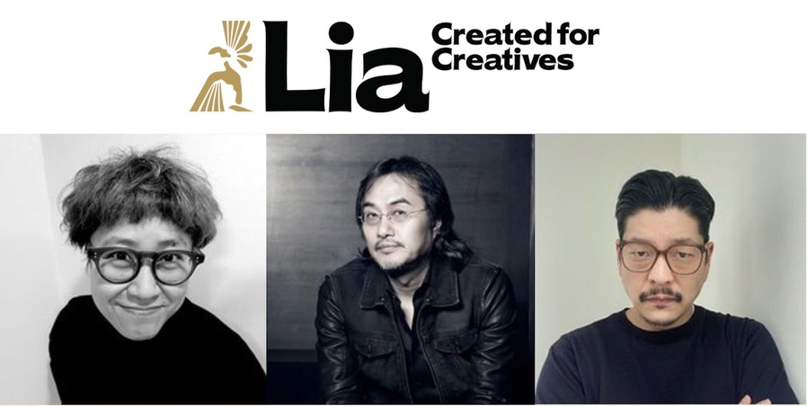 ▲ (왼쪽부터) 김정아 이노션 부사장, 김홍탁 파울러스 CCO, 빌염 융폰매트한강 CCO. ©LIA