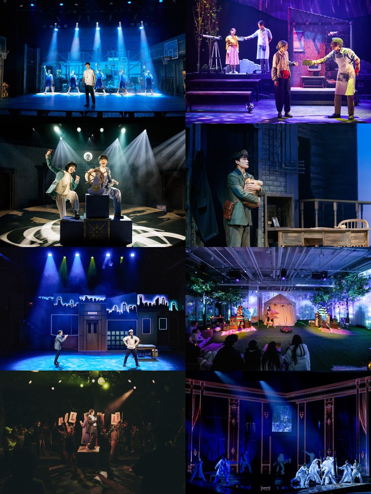 ▲ '2025 K-뮤지컬국제마켓' 쇼케이스 참가작(왼쪽 위부터 순서대로 '전설의 리틀 농구단'·'렛미플라이'·'이솝이야기'·'랭보'·'포파이'·'몬스터 캠프'·'달리, 갈라 기획전'·'도리안그레이').ⓒ예술경영지원센터