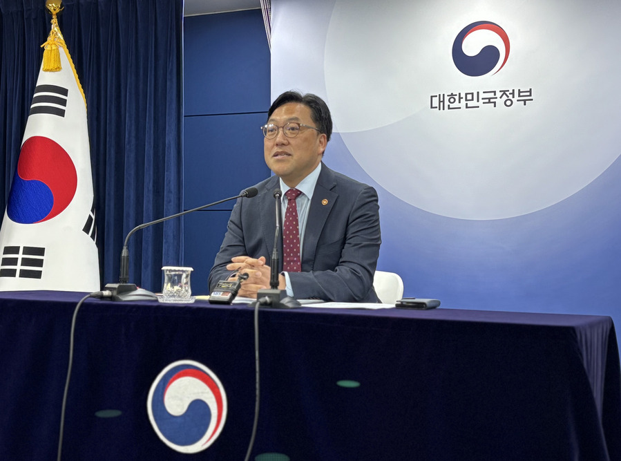 ▲ 김병환 금융위원장이 지난 7일 월례 기자간담회에서 기자들의 질문에 답하고 있는 모습. ⓒ곽예지 기자