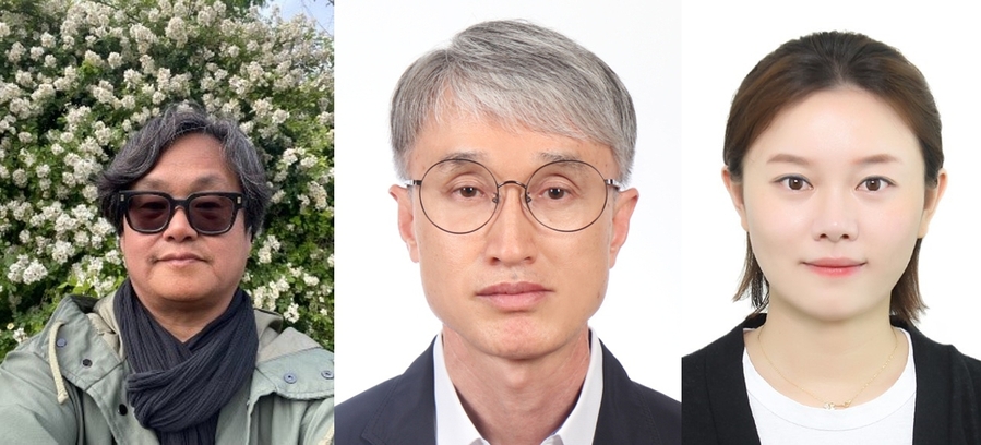 ▲ (왼쪽부터) DGIST 윤진효 책임연구원, 안흥주 교수, 조효비 선임전임연구원.ⓒDGIST