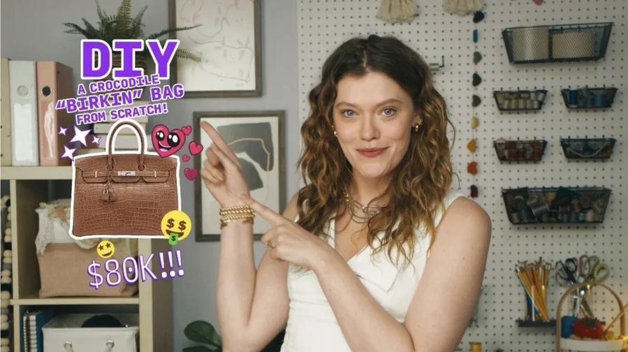 ▲ PETA의 'Hermès Birkin DIY Tutorial' 캠페인. ©PETA