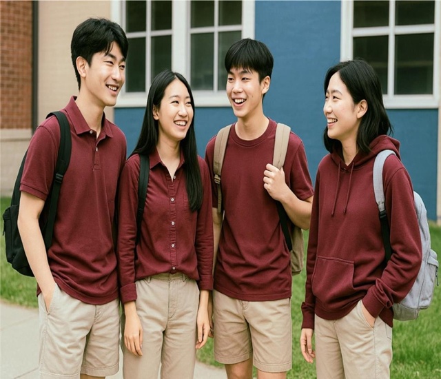 ▲ 교복 미운영(드레스코드)에 따른 교복 자율화 예시. 이는 단체복을 규정하지 않고, 최소한의 옷차림 기준을 약속한다. ⓒ경기도교육청 제공
