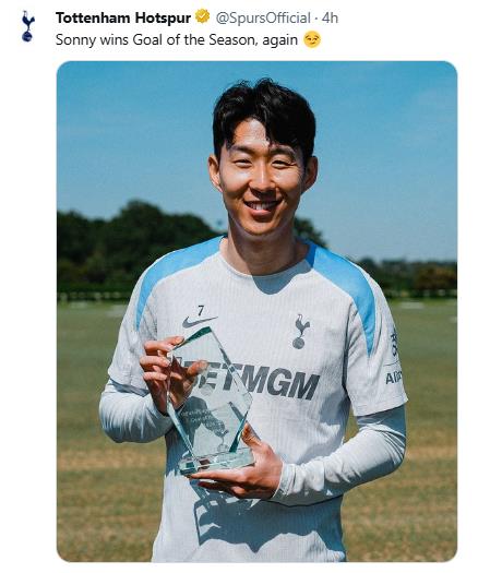 ▲ 손흥민이 지난해 12월 맨유전에서 터뜨린 골이 토트넘 팬들이 꼽은 토트넘 '올해의 골'에 선정됐다.ⓒ토트넘 제공