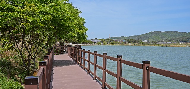 ▲ 성지지 둘레길 전경.ⓒ포항시