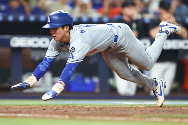 ▲ 최고의 흐름을 자랑하던 김혜성이 선발에서 제외됐고, 다저스는 에인절스에 패배했다.ⓒ연합뉴스 제공