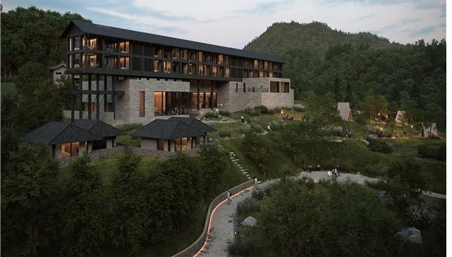 ▲ 옥천군 장계관광지 호텔 조감도.ⓒ옥천군