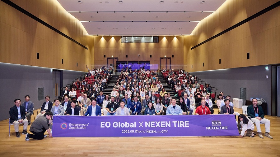 ▲ 넥센타이어, 글로벌 기업가 네트워크 EO 초청행사 단체 기념사진ⓒ넥센타이어