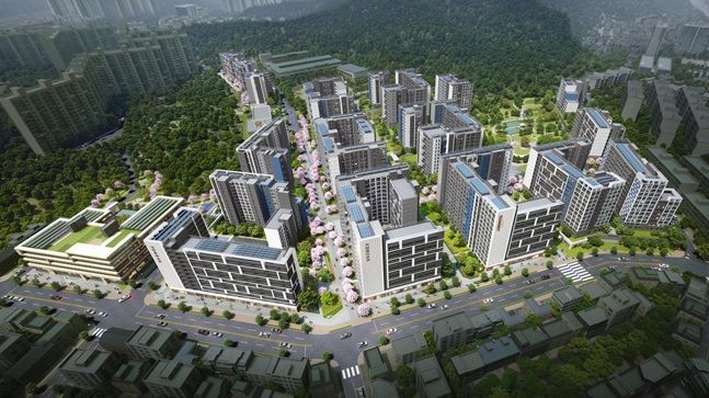 ▲ 신월7동2구역 공공재개발 사업 조감도.ⓒ한화 건설부문