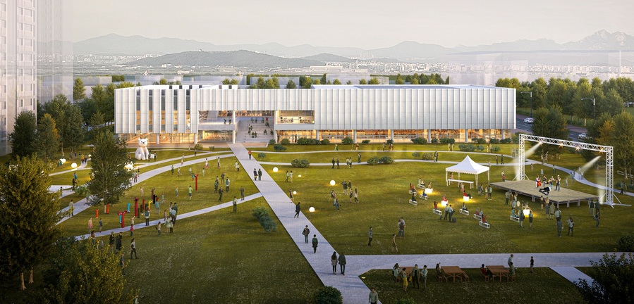 ▲ 오창 국민체육센터 예상조감도.ⓒ청주시