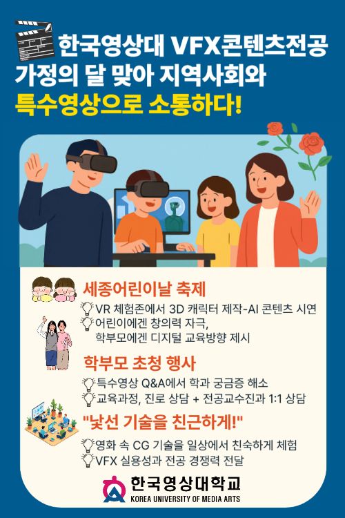 ▲ VFX콘텐츠전공  카드뉴스.ⓒ한국영상대