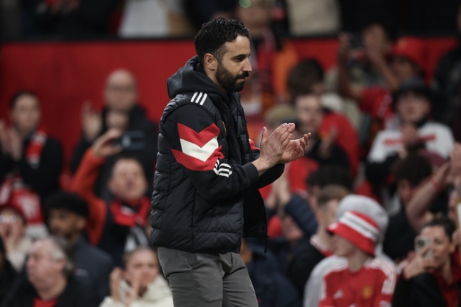 ▲ 루벤 아모림 맨유 감독이 토트넘과 UEL 결승을 앞두고 우승에 대한 강력한 자신감을 피력했다.ⓒ연합뉴스 제공