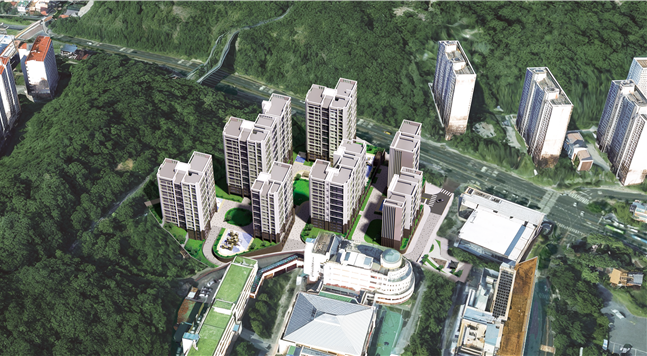 ▲ 서대문구 현저동 1-5 모아타운 조감도 ⓒ서울시