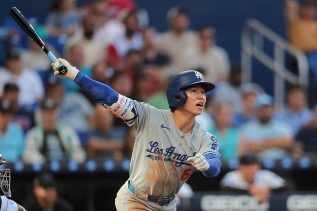 ▲ 다저스 김혜성에게 최악의 날이었다. 그는 4타수 무안타로 침묵했고, 수비에서도 치명적인 실수를 저질렀다.ⓒ연합뉴스 제공