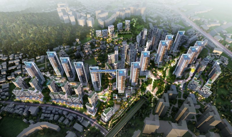 ▲ 서울 서대문구 북아현3 재정비촉진구역 조감도. ⓒ조합