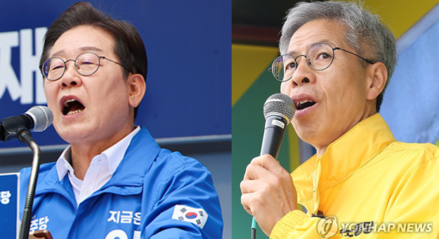 ▲ 이재명 더불어민주당 대선후보, 권영국 민주노동당 대선후보 ⓒ연합뉴스