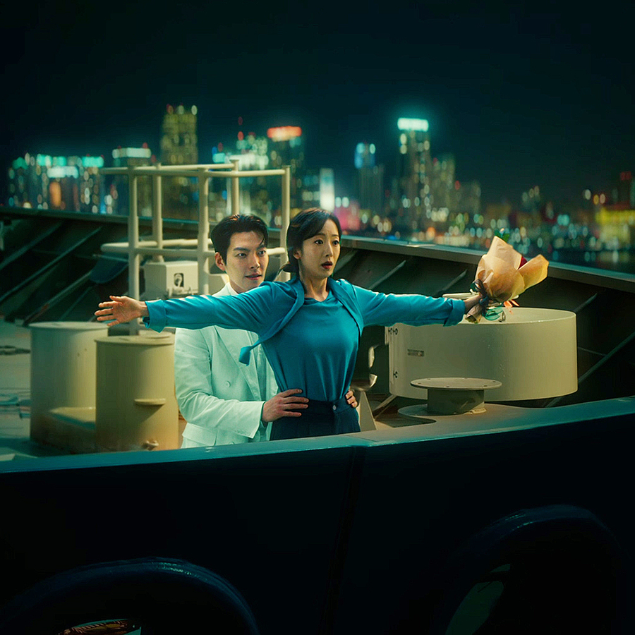 ▲ 배우 김우빈을 모델로 내세워 제작한 HD현대의 디지털 광고. ⓒHD현대