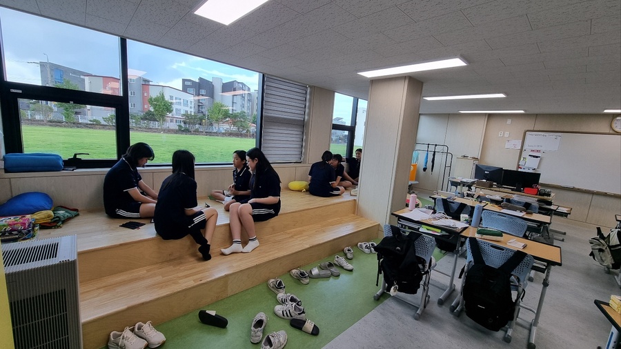▲ 한림여자중학교 교실 ⓒ한림여자중학교 제공