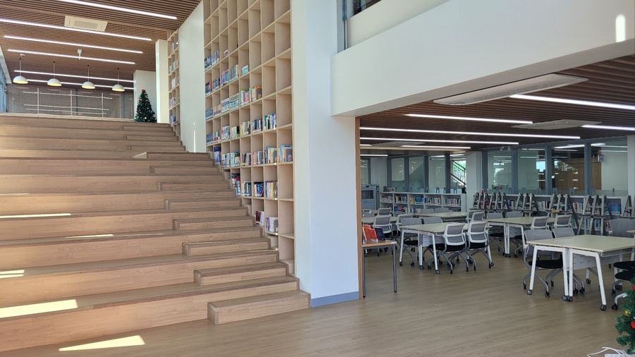 ▲ 위미중학교 도서실 ⓒ위미중학교 제공
