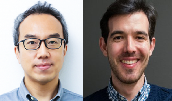 ▲ KAIST 물리학과 김세권 교수(왼쪽), 독일 마인츠대학 자르주엘라 박사(오른쪽).ⓒKAIST