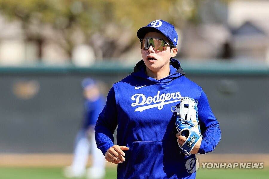 ▲ 지난 2경기에서 무안타 침묵을 이어간 김혜성이 애리조나전에서 결장했다.ⓒ연합뉴스 제공